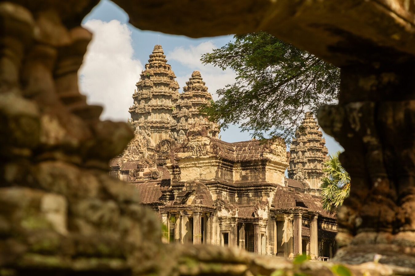Detail,Of,The,Architecture,Of,Angkor,Wat,Temple,In,Cambodia.